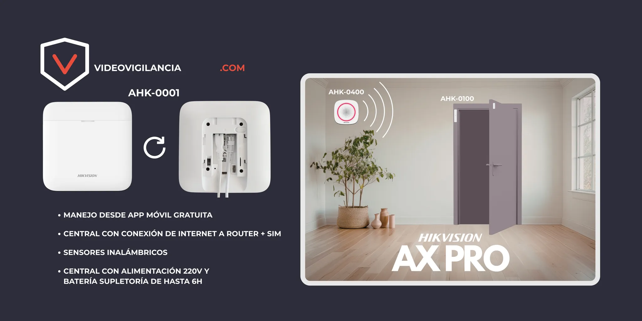 ALARMA AXPRO HIKVISION 2