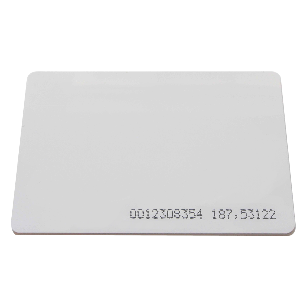 Tarjeta numerada RFID