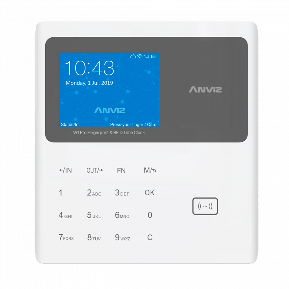 Control de presencia horaria w1c-pro